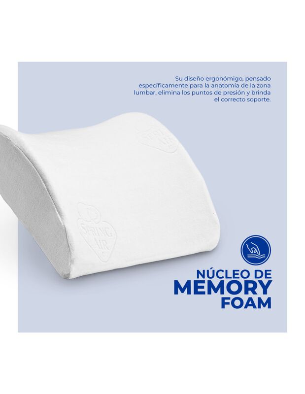 Almohada Ergon&oacute;mica Lumbar Spring Air Support d... image number null