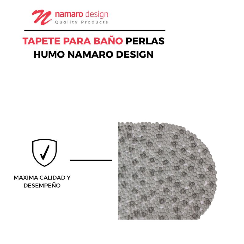 Tapete Para Ba&ntilde;o Perlas Humo Namaro Design image number null