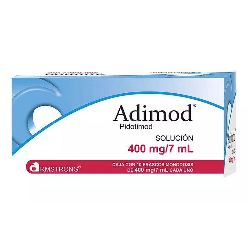 Adimod Pidotimod 400mg/7ml Soluci&oacute;n Con 10 Fras... image number null