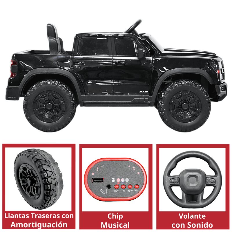 Camioneta El&eacute;ctrica Montable Para Ni&ntilde;os 12v Con... image number null