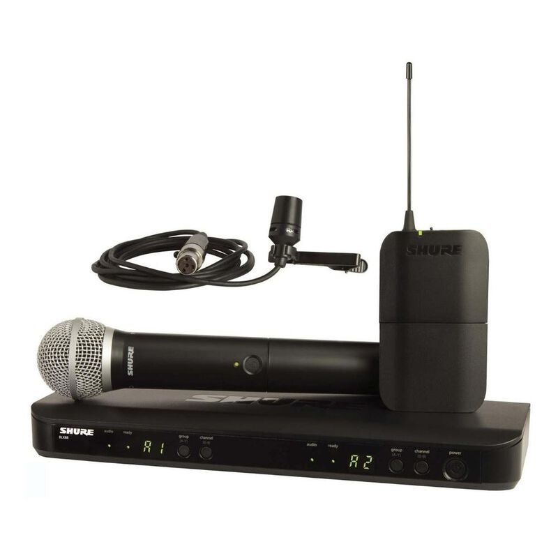 Micr&oacute;fono Inal&aacute;mbrico Mano Y Solapa Shure Blx12... image number null