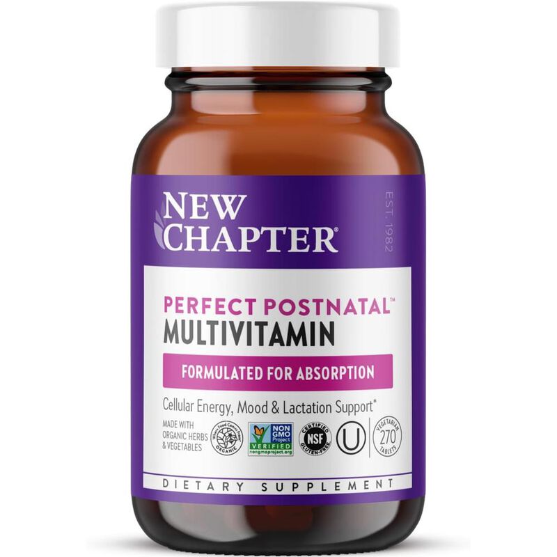 New Chapter, Perfect Postnatal Multivitam&iacute;nico ... image number null