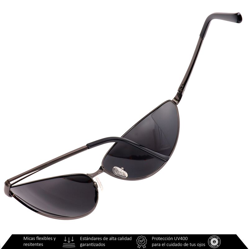 Lentes De Sol Xolek 133 Ojo De Gato Met&aacute;lico Uv... image number null