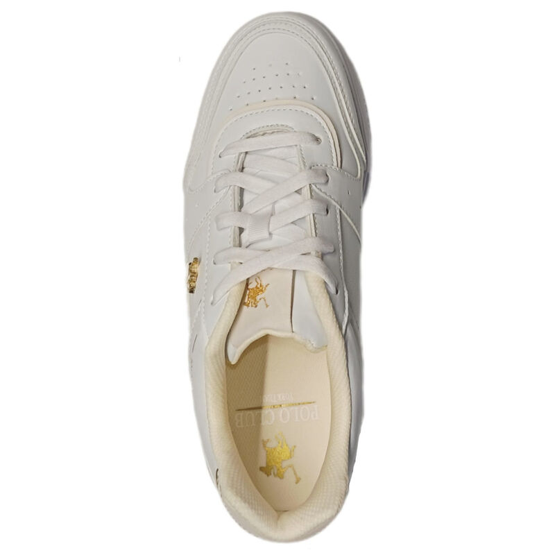 Tenis Mujer Casual V140 Blanco Con Detalles Dor... image number null