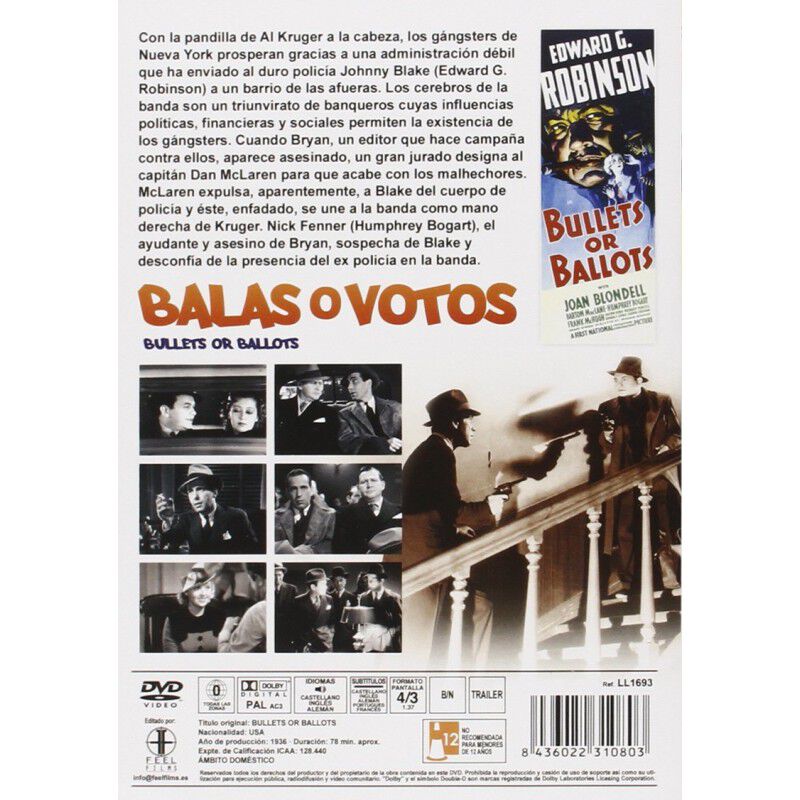 Balas O Votos (dvd) image number null