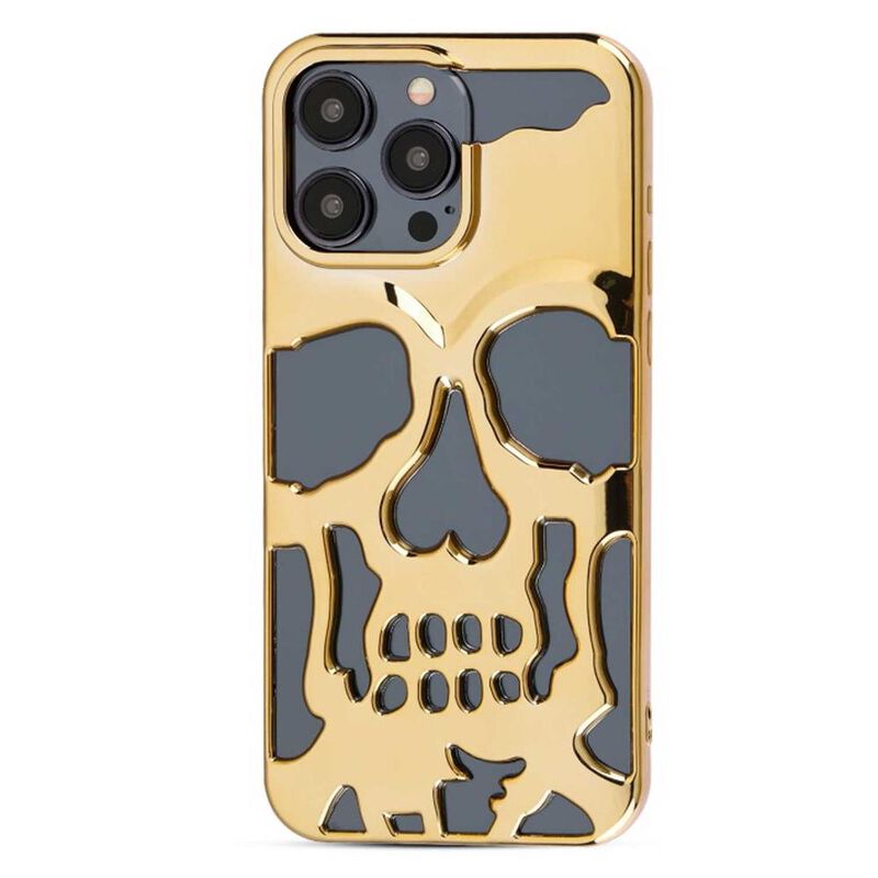 Funda MYBAT Skullcap para iPhone 15 PRO MAX Oro image number null