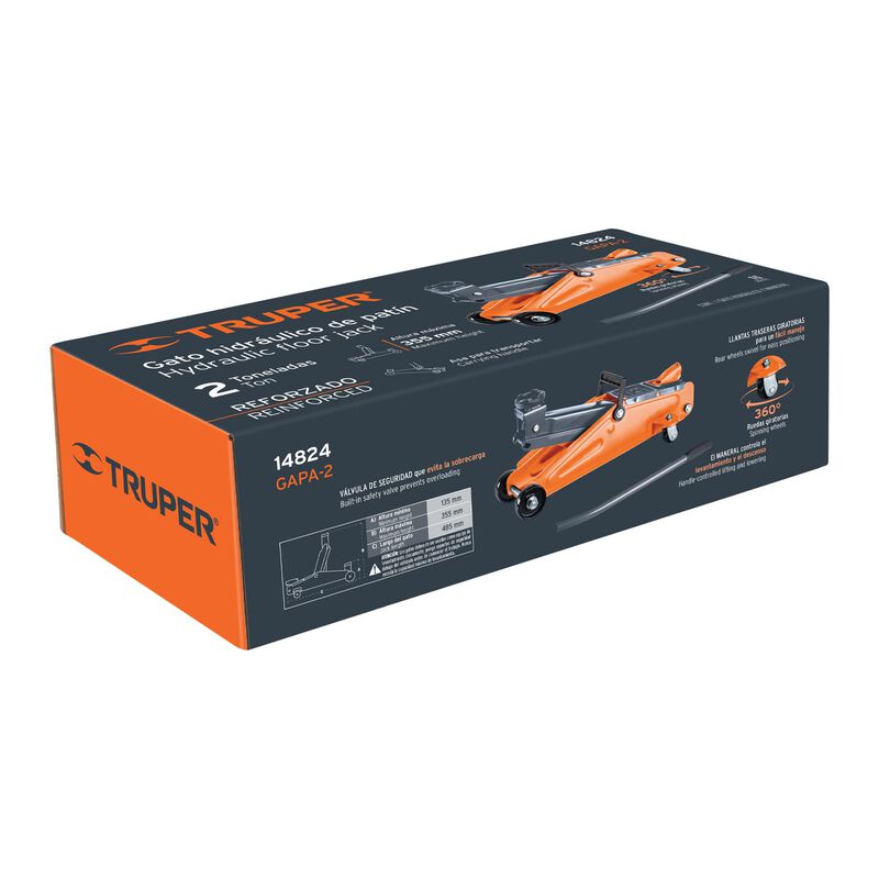 Gato de Pat&iacute;n 2 Ton de 50 Movimientos Truper image number null