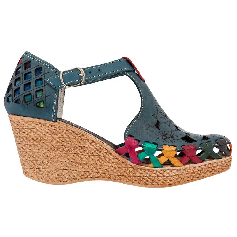 Mora Tierra Zapatos para mujer azul multicolor image number null