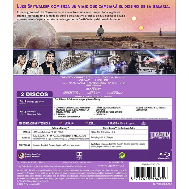 Star Wars. Episodio IV: Una Nueva Esperanza (Ed... image number null