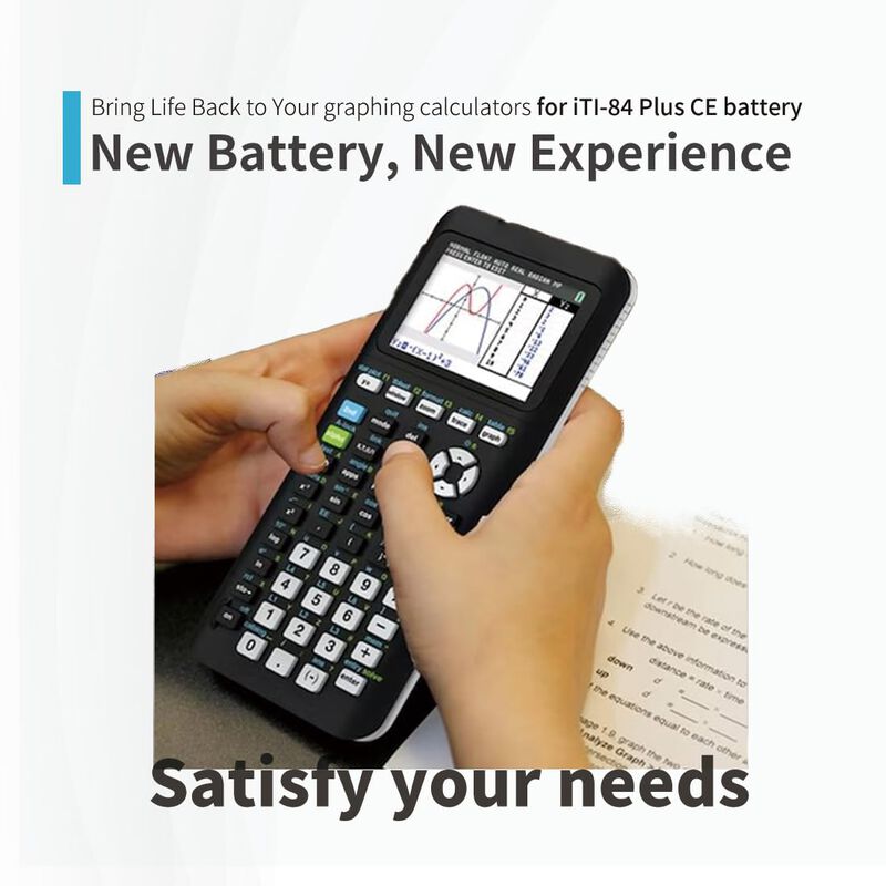 Bater&iacute;a De Repuesto Batter 2600 Mah Para Ti-84 ... image number null