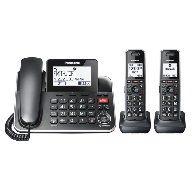 Tel&eacute;fono Inal&aacute;mbrico Panasonic Dos Ext Kx-tgf88... image number null
