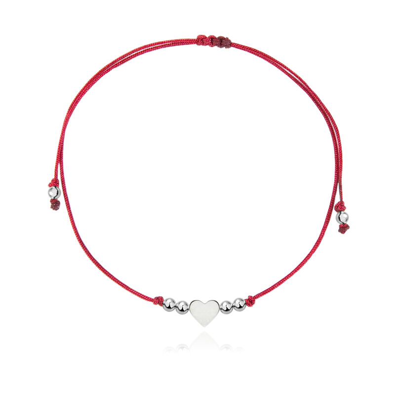Set de Pulseras de Coraz&oacute;n de Plata image number null