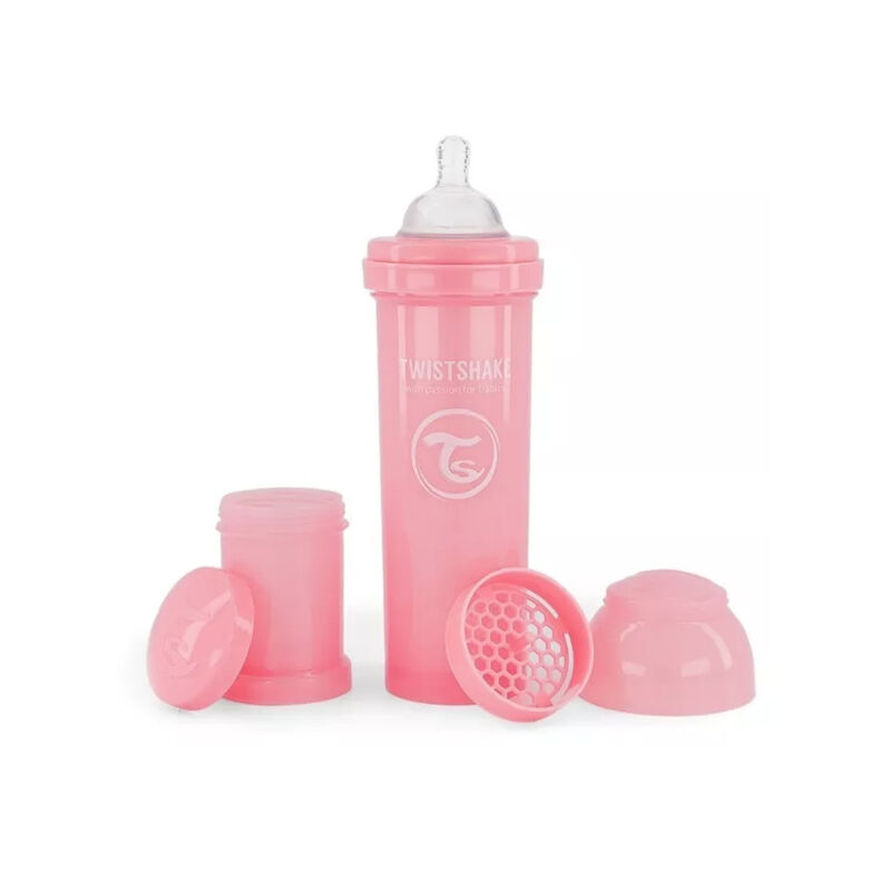 Biber&oacute;n Twistshake Anti-c&oacute;lico 11oz Rosa Pastel image number null