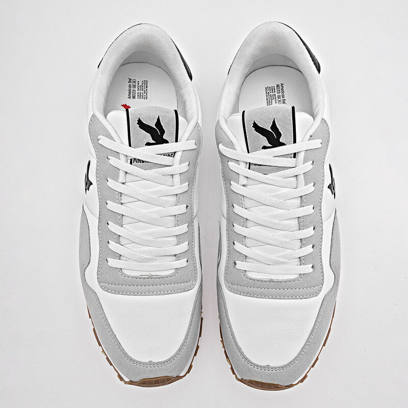 American Fire Tenis urbano para hombre blanco g... image number null