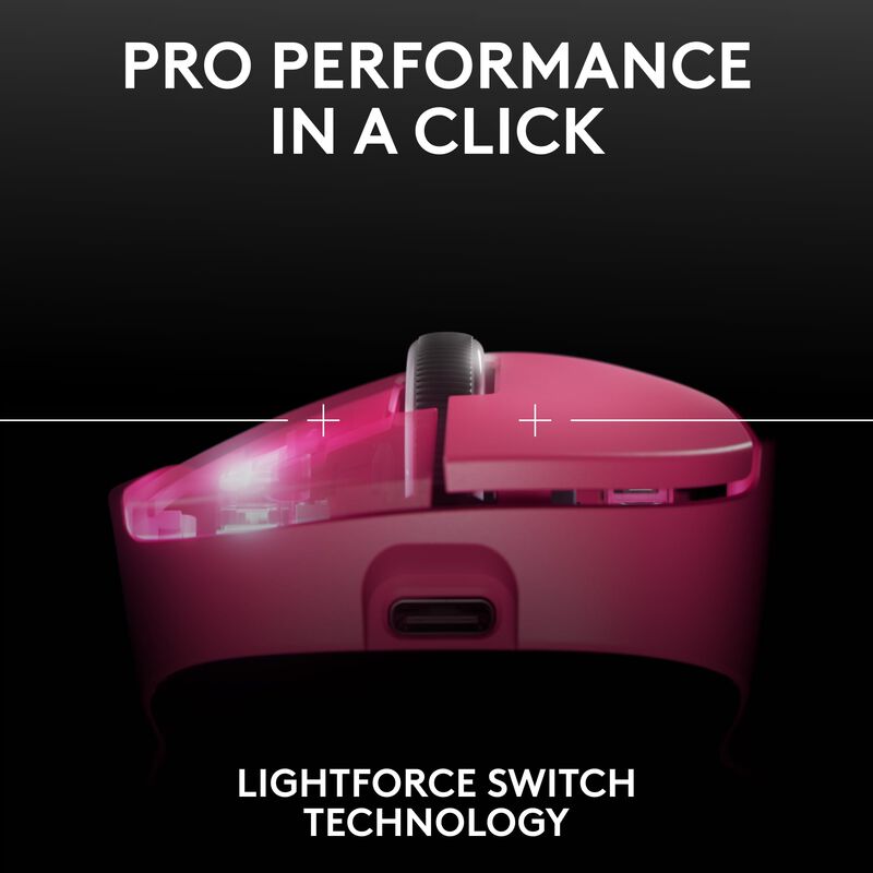 Rat&oacute;n Inal&aacute;mbrico Para Juegos Logitech G Pro X ... image number null