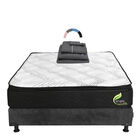 Colch&oacute;n Restonic Enzo Queen Size + Box Dicasa  + S&aacute;banas Royal