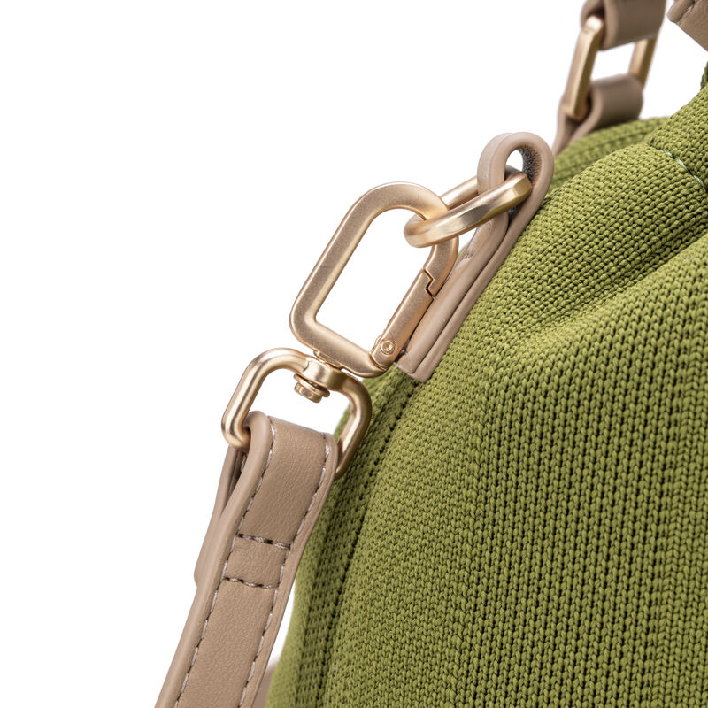 Bolsa Tote Textil Con Charm De Mini Bolsa Color... image number null