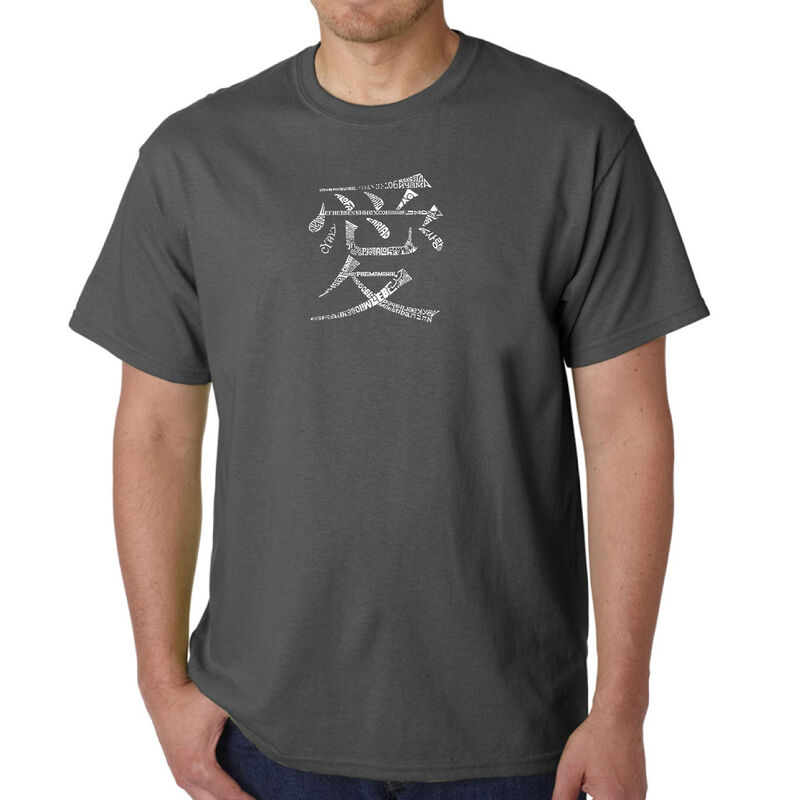 Camiseta Word Art Para Hombre - Amor en 44 Idio... image number null