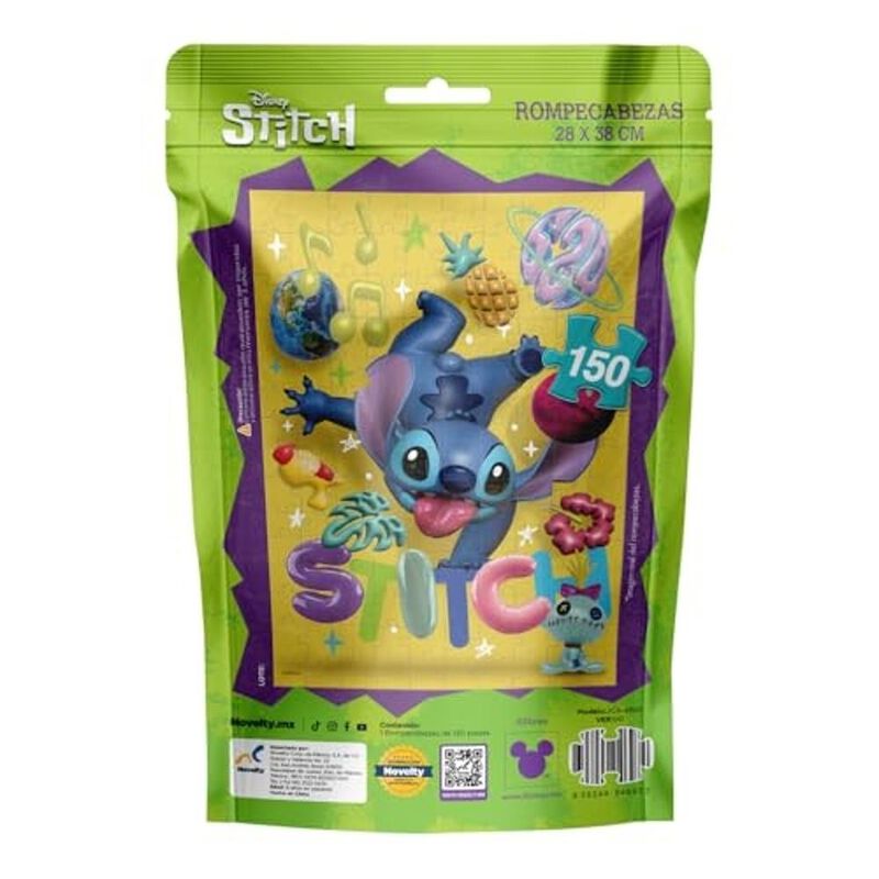 Rompecabezas Stitch 150 Piezas En Bolsa image number null