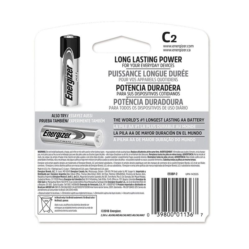 Pila Energizer Max C Alcalina Blister 24 Unidad... image number null