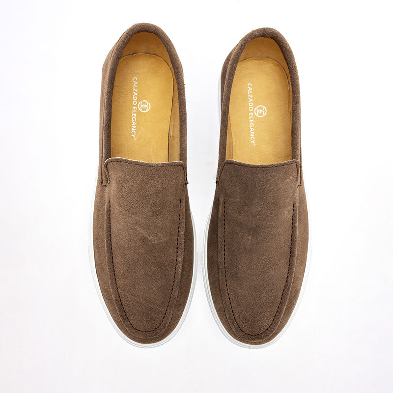 Elegancy zapato casual piel para hombre caf&eacute; co... image number null