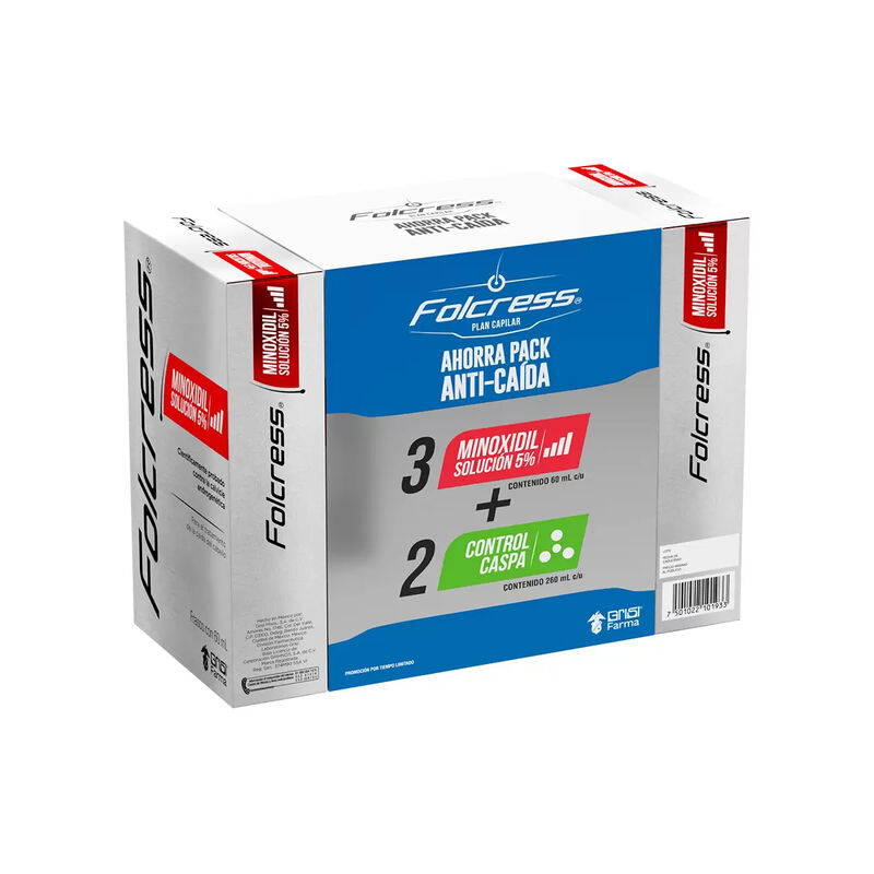Kit Capilar Folcress Antica&iacute;da Minoxidil + Cont... image number null