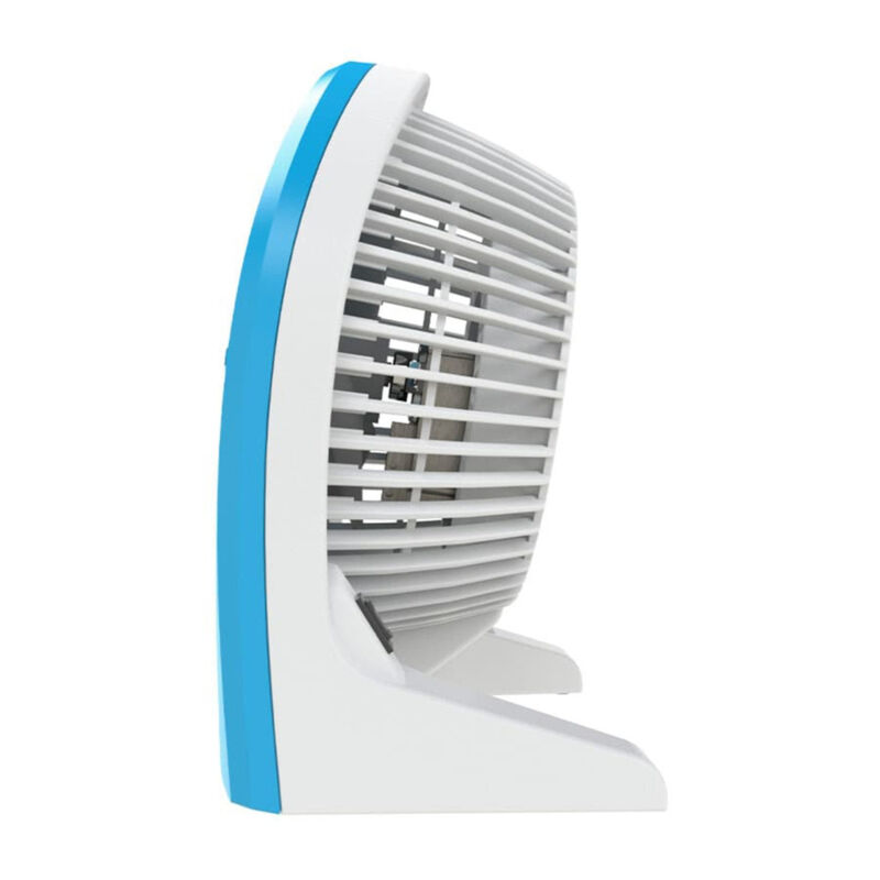 Ventilador De Escritorio O Piso Plastico Azul  ... image number null