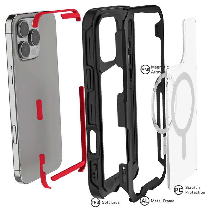 Funda GHOSTEK Atomic para iPhone 16 PRO Alumini... image number null