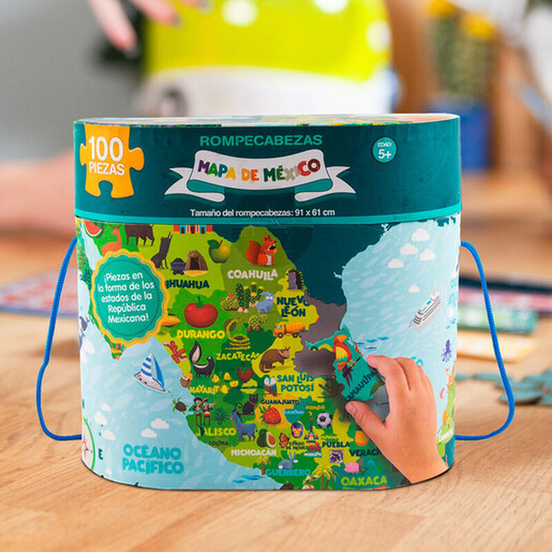 Rompecabezas Gigante para Ni&ntilde;os del Mapa de M&eacute;x... image number null
