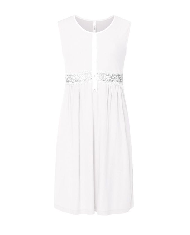 Camis&oacute;n Corto de Mujer con Encaje y Botones Mar... image number null