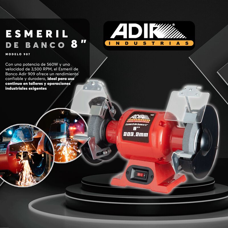 Esmeril De Banco De 8 Pulgadas 203.2mm Industri... image number null