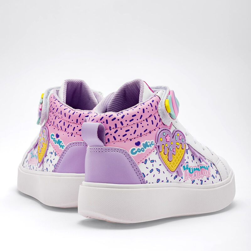 Miss Pink Tenis urbano para ni&ntilde;a blanco multico... image number null