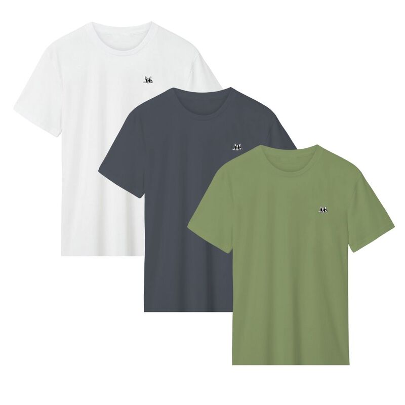 Set de 3 playeras Bark and Hide Playera Para Ho... image number null