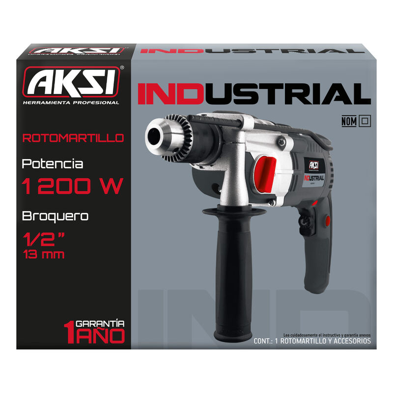 Rotomartillo Aksi 1200W de 1/2 pulg Industrial image number null