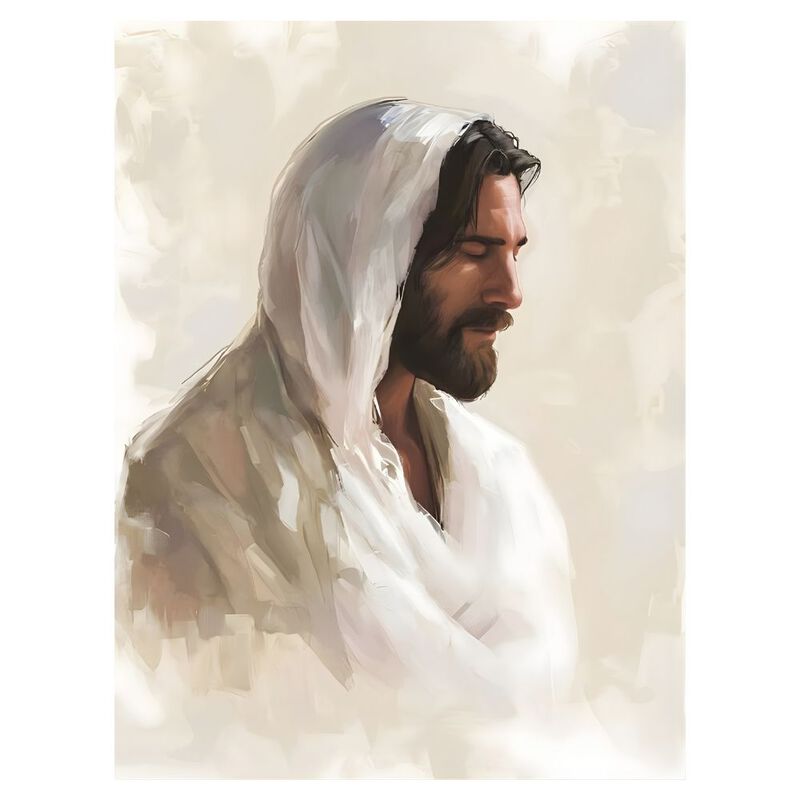 Cuadro Decorativo Religioso 60x80cm Jes&uacute;s al &Oacute;l... image number null