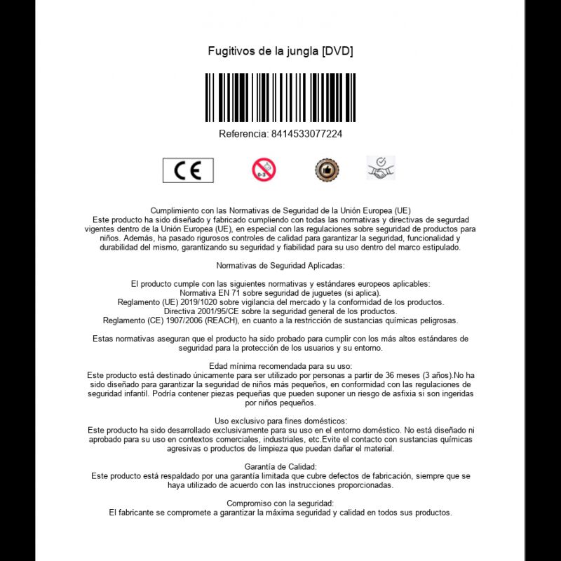 Fugitivos De La Jungla [dvd] image number null