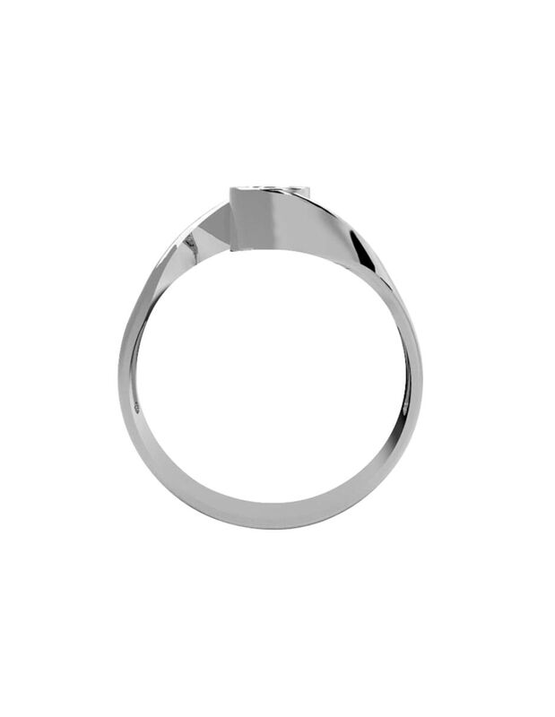 Anillo de Compromiso de 14K con Diamante de Lab... image number null