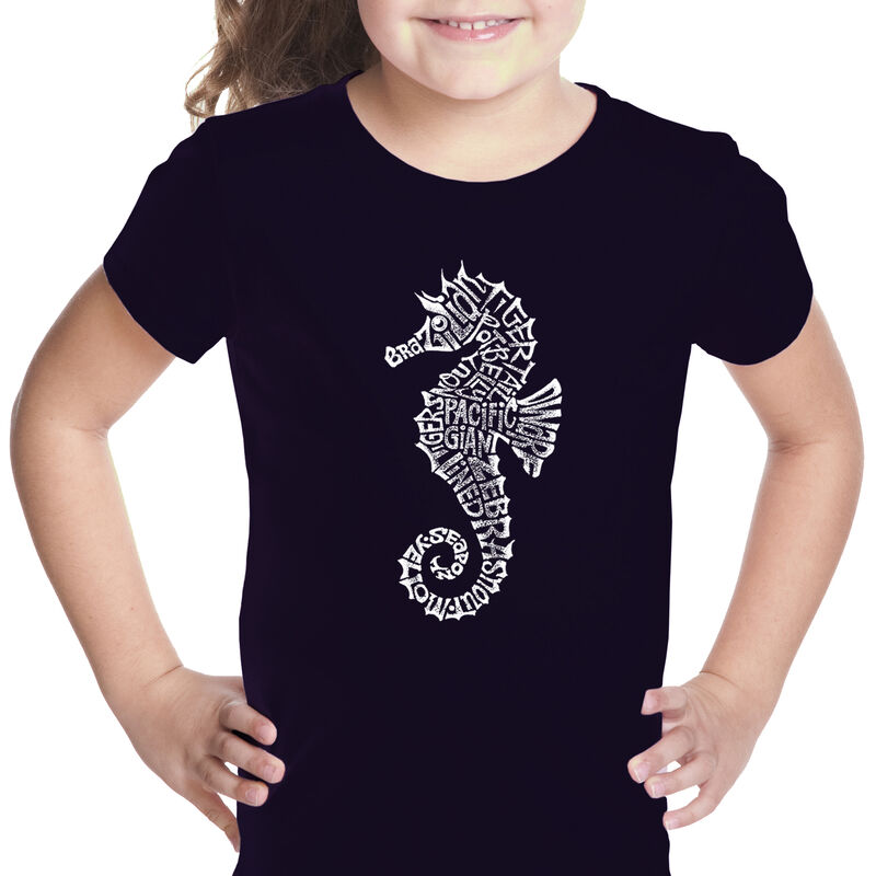 Camiseta Word Art Para Ni&ntilde;a - Tipos de Caballit... image number null