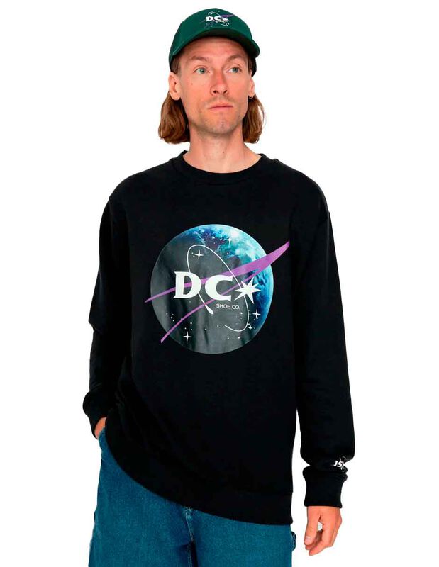 Sudadera Caballero Dc Shoes Ish Crew Negro T034... image number null