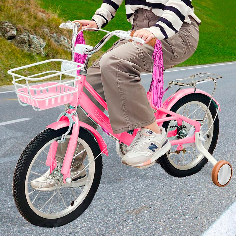 Bicicleta Infantil R16 Rosa con Ruedas de Entre... image number null