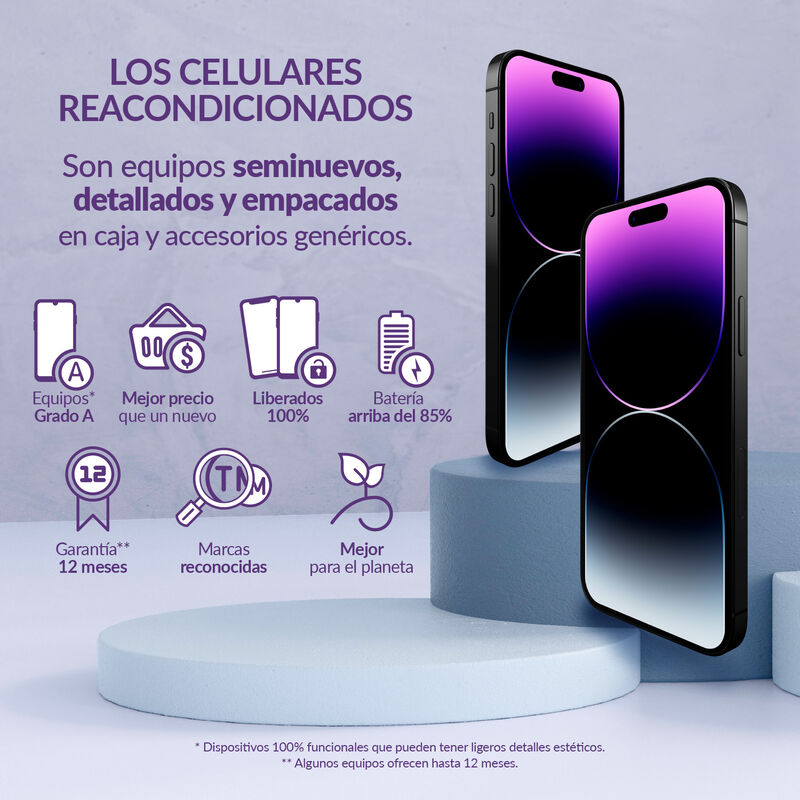 Apple Iphone 13 128GB Azul Rfb Reacondicionado ... image number null
