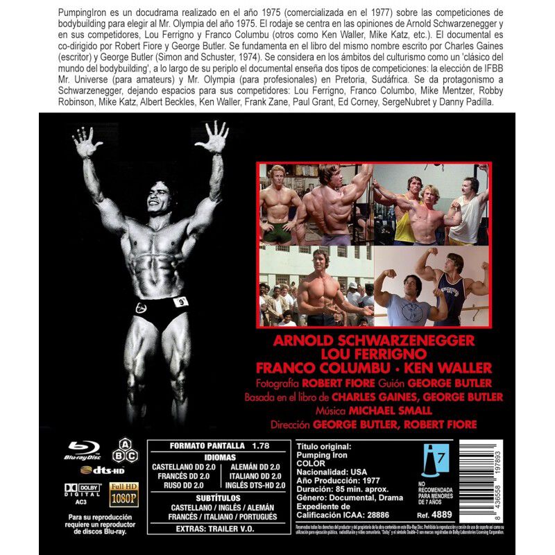 Pumping Iron [blu-ray] (1977) image number null