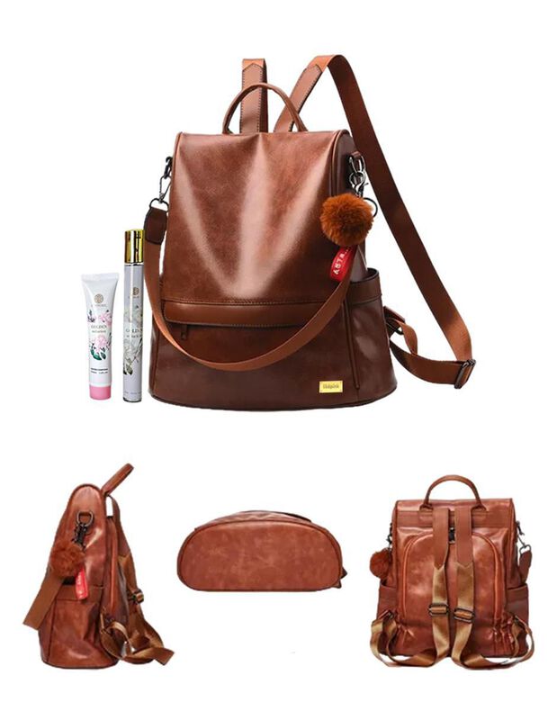 Bolsa Backpack Pink Brule Elegance Retro Para M... image number null