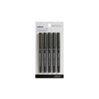 Marcadores De Tinta Infusible Cricut Black De Punto Medio (1.0), 5 Unidades