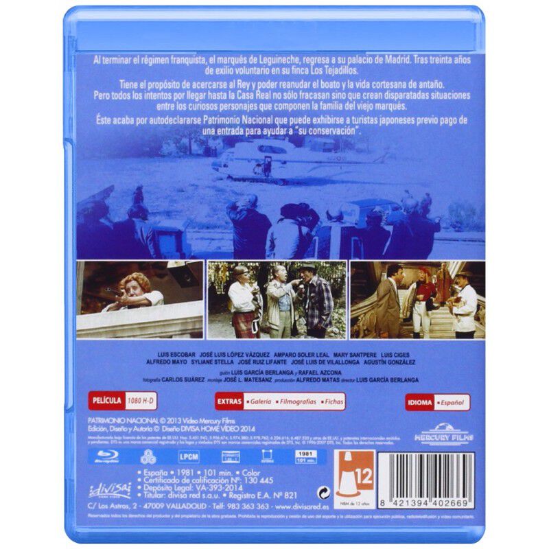 Patrimonio nacional [Blu-ray] image number null