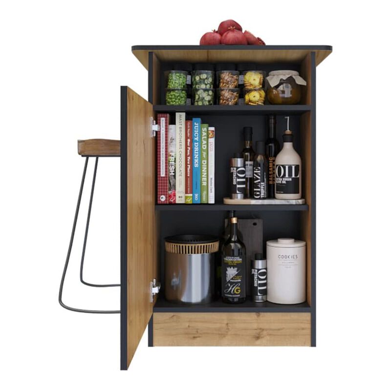 Barra LOG, Mesa Alta  Desayunador  con Espacio ... image number null