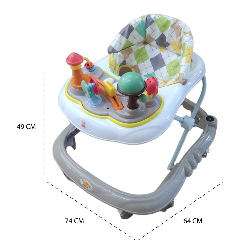 Andadera Para Beb&eacute; Tablero Honguito Con Sonido ... image number null
