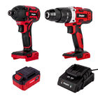 Energizer Kit Rotomartillo Y Atornillador Impacto 20v Incluye Bater&iacute;a y Cargador