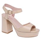 Pietro Alessandro Zapatos para mujer beige charol