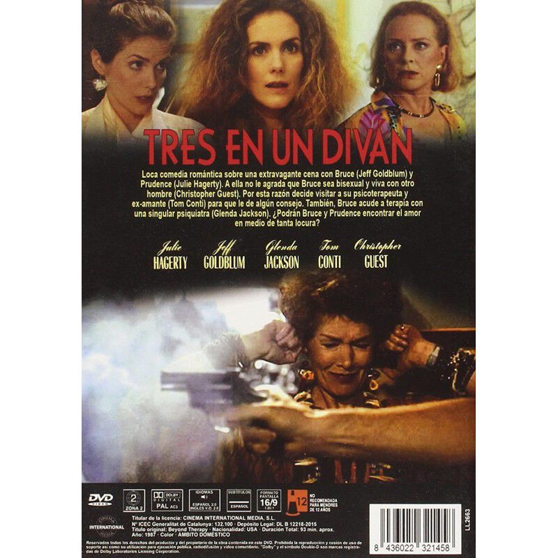 Tres En Un Div&aacute;n [dvd] (1986) M&aacute;s All&aacute; De La Te... image number null